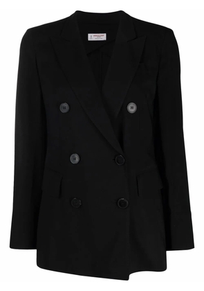 Alberto Biani double-breasted button blazer - Black