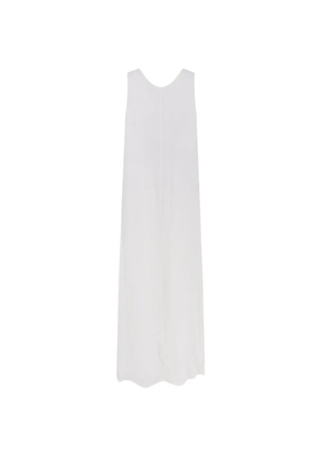 ASPESI tie-fastening sleeveless maxi dress - White