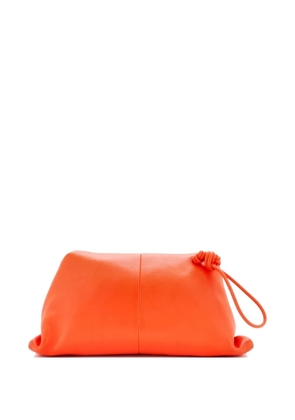 Bottega Veneta Pre-Owned BV Trine Fold Leather clutch bag - Orange