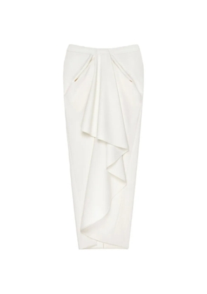 Givenchy draped maxi skirt - White