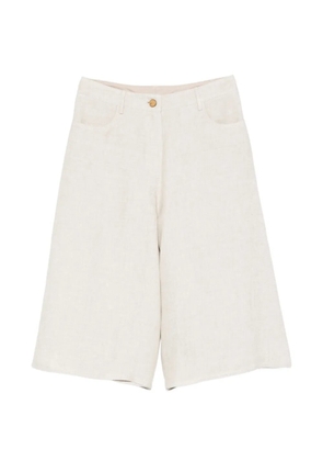 Alysi buttoned shorts - Neutrals