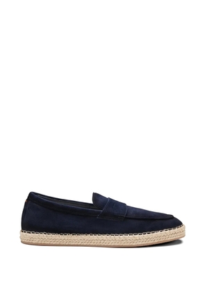 Santoni suede espadrilles - Blue