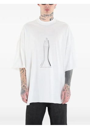 Rick Owens DRKSHDW Tommy graphic T-shirt - White