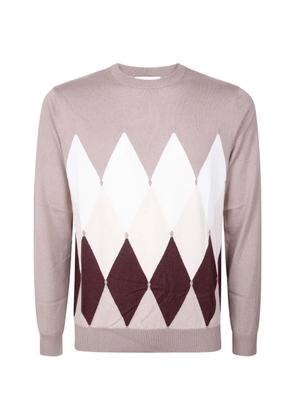 Ballantyne argyle knit sweater - Neutrals
