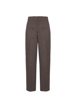 Costumein oversized fit trousers - Brown