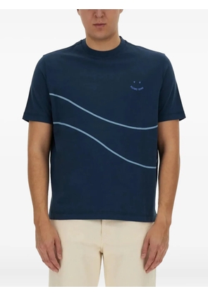 PS Paul Smith curved line T-shirt - Blue