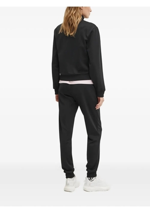 adidas logo zip tracksuit - Black