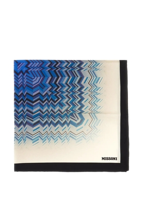 Missoni geometric print scarf - Neutrals