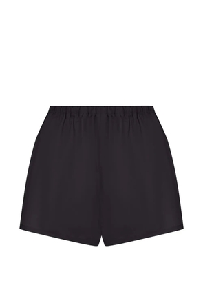 Prada button applique cotton shorts - Black