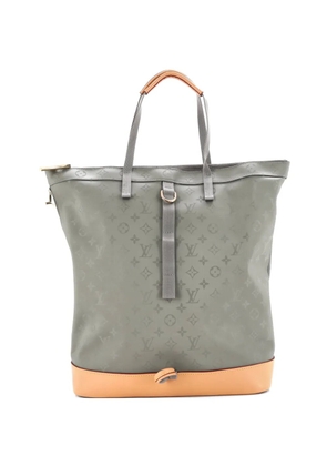 Louis Vuitton Pre-Owned Zipped Tote Limited Edition Titanium Monogram Canvas backpack - Grey