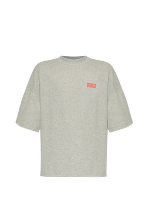 American Vintage raw-hem T-shirt - Grey