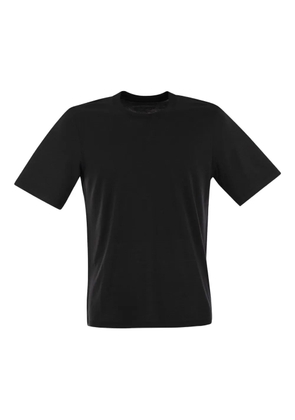 Majestic Filatures crew-neck short-sleeve T-shirt - Black