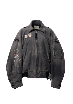 Maison MIHARA YASUHIRO sun faded like military jacket - Grey