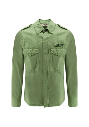 ASPESI patch pocket shirt - Green