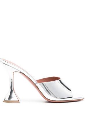 Amina Muaddi 95mm Lupita sandals - Silver