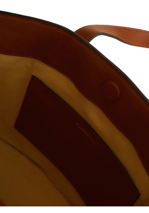 FARM Rio small embroidered tote bag - Neutrals