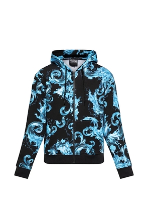 Versace Jeans Couture Barocco-print hoodie - Black