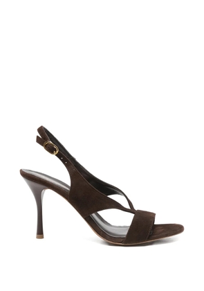 biancadi suede sandals - Brown