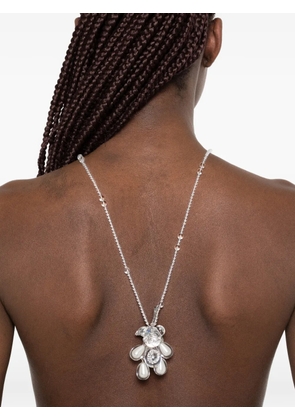 YVMIN bear-embellishment necklace - Silver