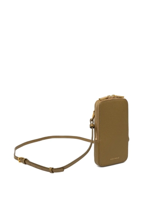 Coccinelle mini Flor phone pouch - Green