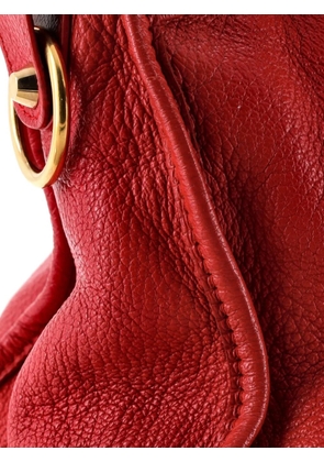 Balenciaga Pre-Owned City Classic Metallic Edge Bag Leather Medium satchel - Red