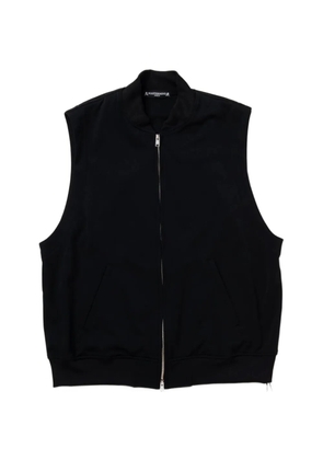 Mastermind World skull ribbed gilet - Black