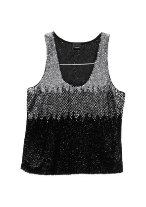 PINKO Dinko sequinned top - Black
