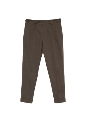 Low Brand pleated detail trousers - Green