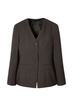 Paul Smith buttoned wool blazer - Brown