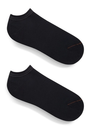 Zegna stripe-detail socks - Blue