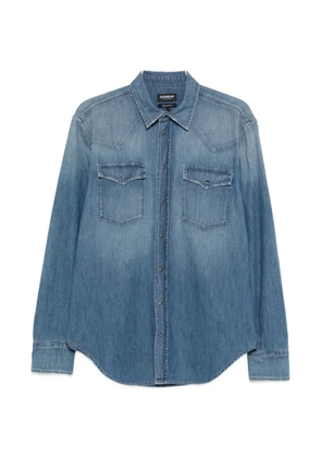 DONDUP long-sleeve pocket shirt - Blue