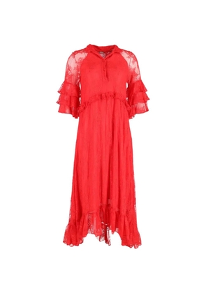 Dodo Bar Or Rossano ruffled dress - Red