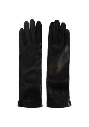 Alexander McQueen logo-detail gloves - Black