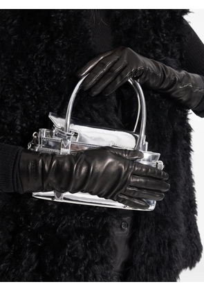 Alexander McQueen logo-detail gloves - Black