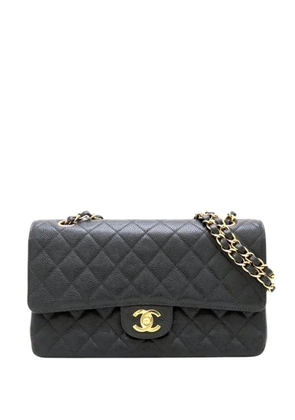 CHANEL Pre-Owned 2003-2004 Medium Classic Caviar Double Flap shoulder bag - Black