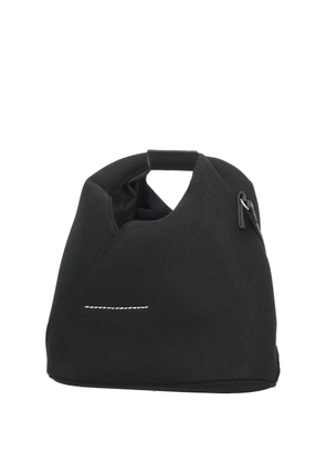 MM6 Maison Margiela contrast stitching tote bag - Black