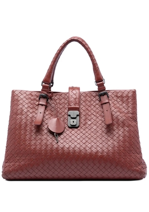 Bottega Veneta Pre-Owned 2012-2026 Medium Nappa Intrecciato Roma tote bag - Red