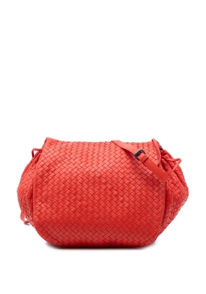 Bottega Veneta Pre-Owned 2011 Nappa Intrecciato Flap crossbody bag - Red
