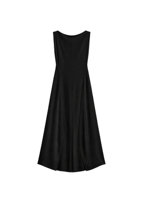 Theory draped midi dress - Black