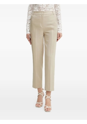 Morgan pressed-crease trousers - Neutrals