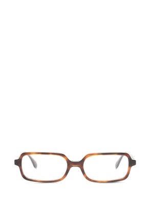 GIGI STUDIOS Edith rectangle glasses - Brown