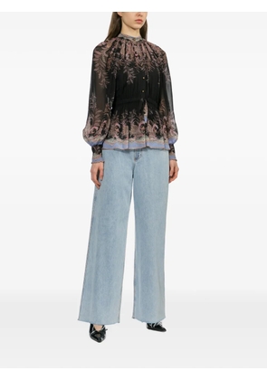 ZIMMERMANN all-over floral print blouse - Black
