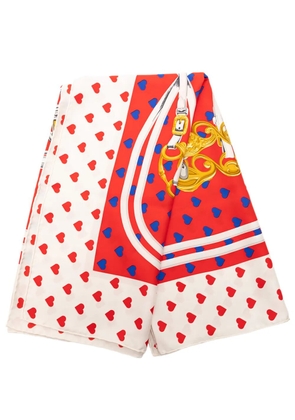 Hermès Pre-Owned 2000-2020 Brides de Gala Love Heart Silk Scarf 90 scarves - Red