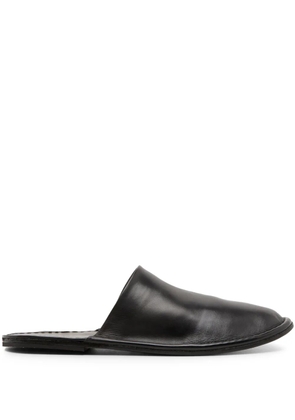 Marsèll Filo round-toe leather slippers - Black