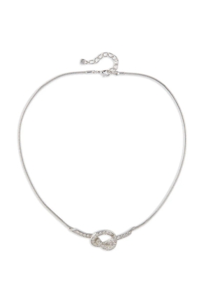 Nina Ricci Pre-Owned knot-detail necklace - Silver