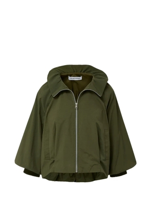 Veronica Beard Circe zipped hooded jacket - Green