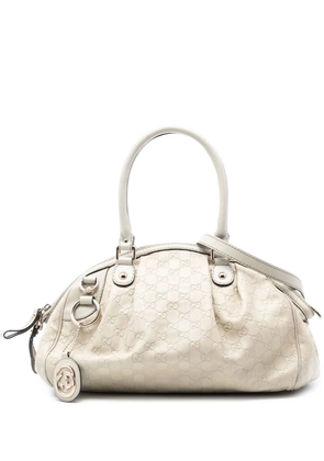 Gucci Pre-Owned 2016-2025 Guccissima Sukey satchel - Neutrals