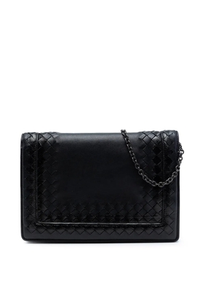 Bottega Veneta Pre-Owned 2012-2025 Karung Trimmed Nappa Intrecciato shoulder bag - Black