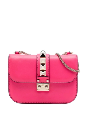Valentino Garavani Pre-Owned 2000-2017 Small Rockstud Glam Lock crossbody bag - Pink
