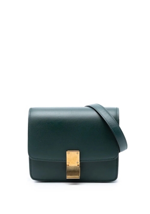 Celine Pre-Owned 2018 Small Calfskin Classic Box crossbody bag - Green